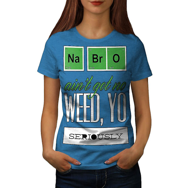 Br O Chemistry 42 Geek Kvinnor Royal Bluet-shirt M