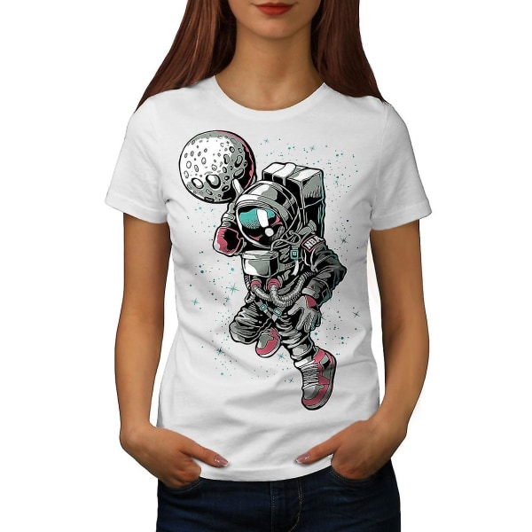 Astronaut Play Women Whitet-shirt S