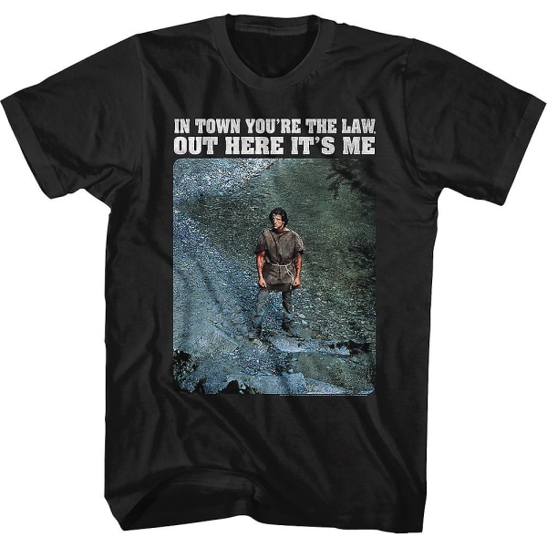 I stan är du lagen härute Det är mig Rambo T-shirt L