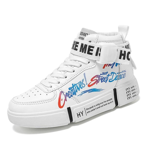 Sneakers för barn Andas Pojkar Flickor Skateboard Skor Löparskor 2Ln8895 White 44