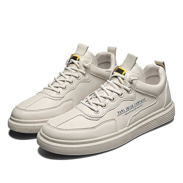 Casual för män Mode Platta Sneakers Löparskor som andas F1-6 Khaki 44
