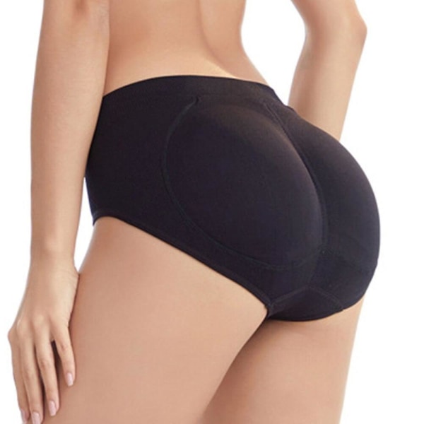 Kvinnors hög midja Fake Ass Butt Lifter Pant Seamless Shapewear Hip Enhancer Booty Pad Push Up Underkläder Butt Butt Body Shaper,beige 01 M L1