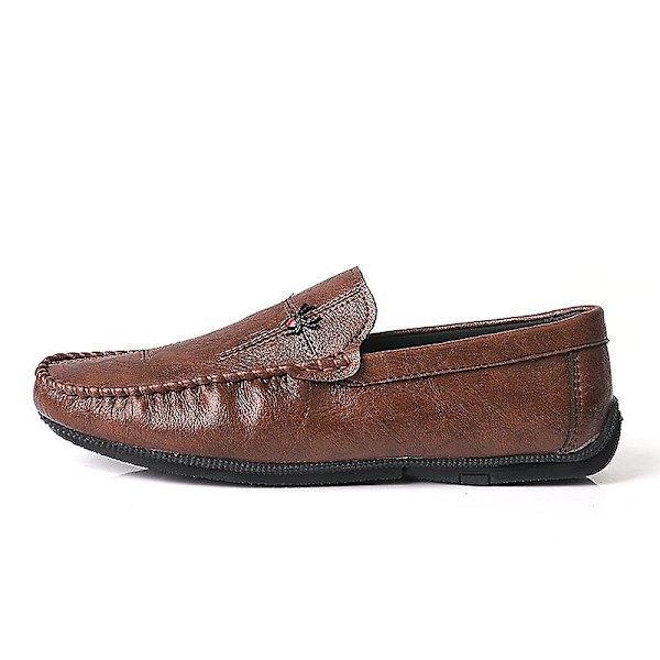 Casual för män Utomhus små läderskor Fr5006M Brown 43
