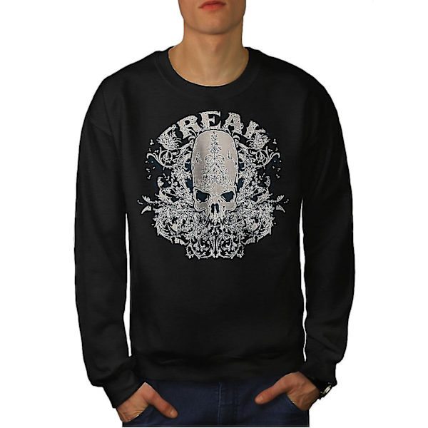 Freak Death Art Skull Men Blacksweatshirt XL