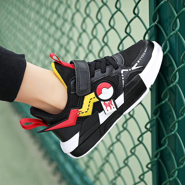 Sneakers för barn som andas löparskor Mode Sportskor 2Ds8226 Black 31
