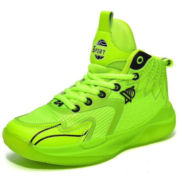 Kids Sneakers Andas löparskor Mode Sportskor 3A2301 Green 32