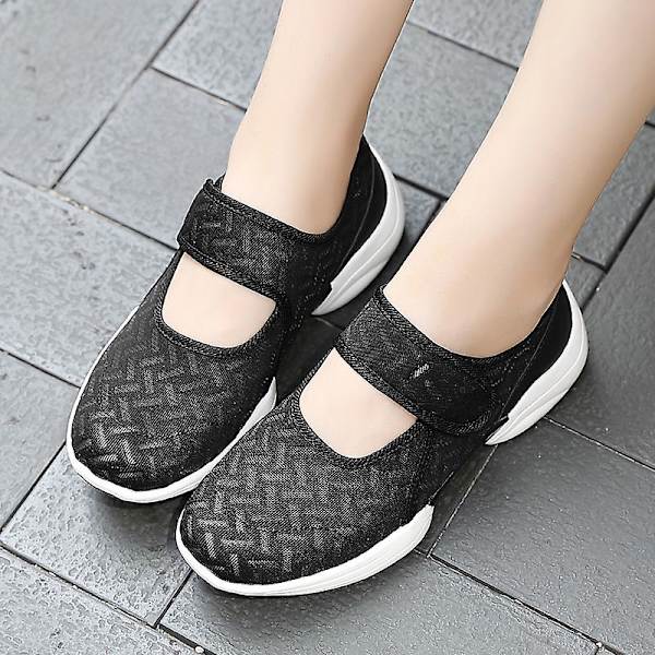 Kvinnors casual Andas och mjuka skor Fr2006 Black 41