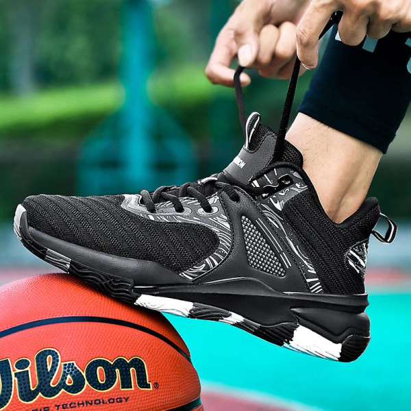 Basketskor för män Sportlöparskor Fr6932 Black 39