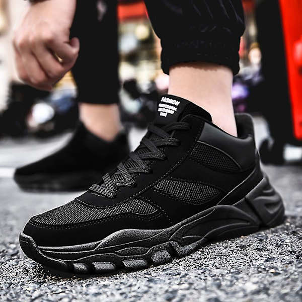 Herrsneakers Andas löparskor Mode Sportskor 3Aj026 Black 41