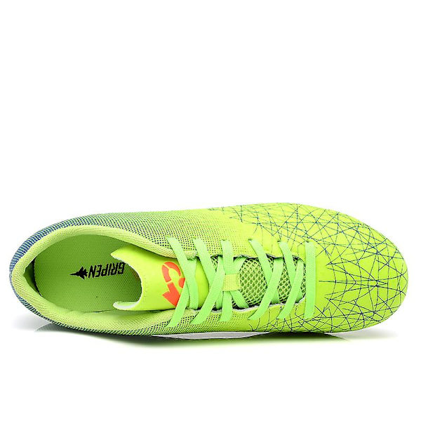 Fotbollsskor för män Aldult Fotbollsskor Grästräning Sport Skor Sneakers 3B27017 Green 42