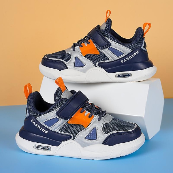 Kids Sneakers Andas löparskor Mode Sportskor 3Ax2022 Blue 34