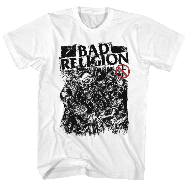 Dålig Religion Tee Mosh Pit Dålig Religion Skjorta 3XL