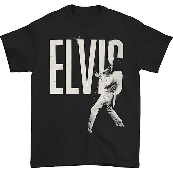 Elvis Presley stående T-shirt i sidled XXXL