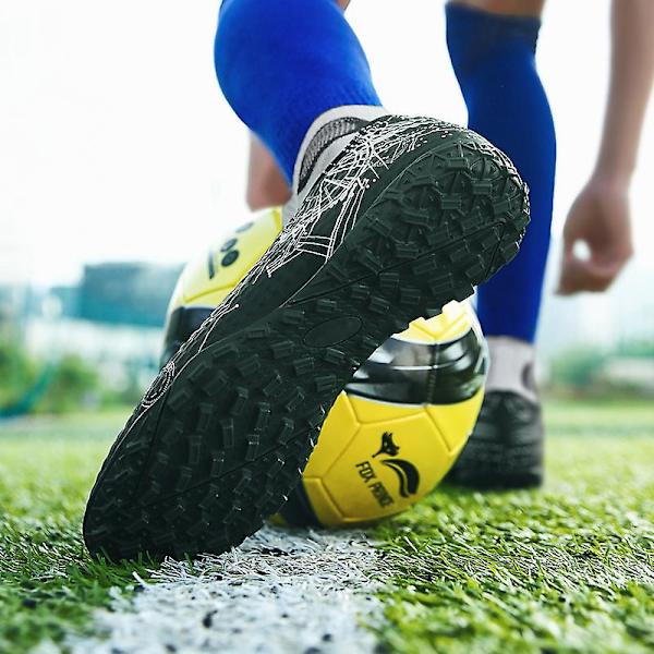 Fotbollsskor dam Spikes Fotbollsskor för ungdomar Stövlar Atletisk Sneaker 3C566-1 Green 39