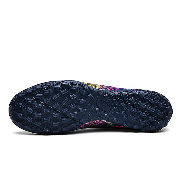 Fotbollsskor för män Halkfria fotbollsskor Klossar Gräs Fotbollssneakers Yj332 Black 39