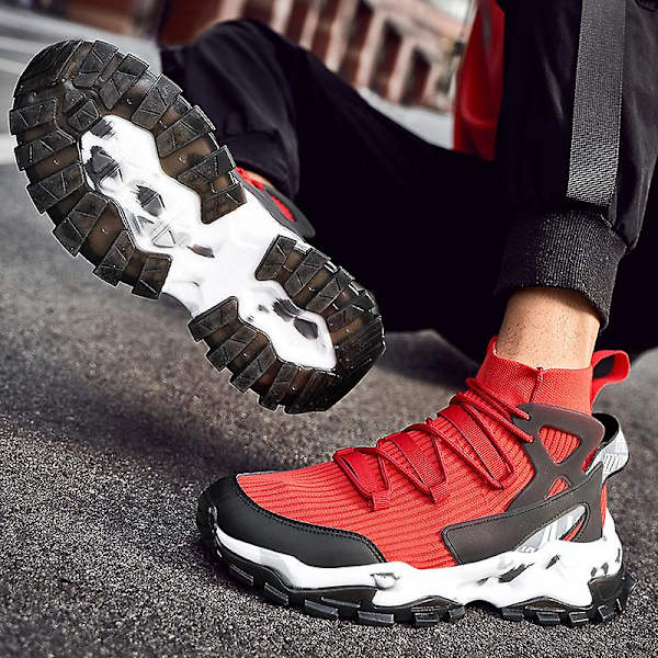 Basketskor för män Andas Sneakers Löparskor 3Alt12 Red 43