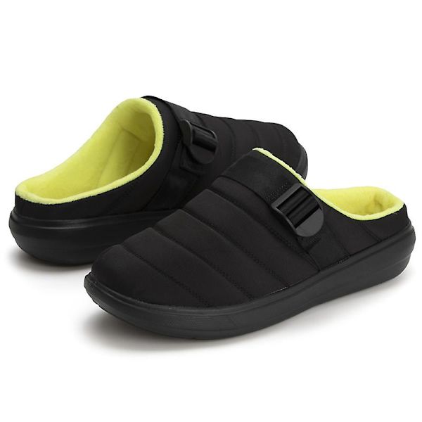 Herr bomullstofflor Varma vinterhalkfria skor Hk999 BlackGreen 41