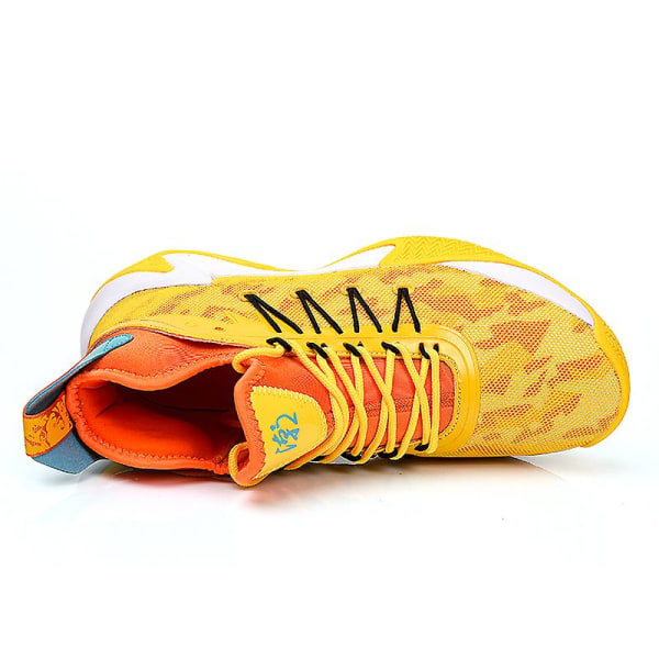 Basketskor för män Mode Halkfria sneakers Sportskor som andas 3Al098 Yellow 45