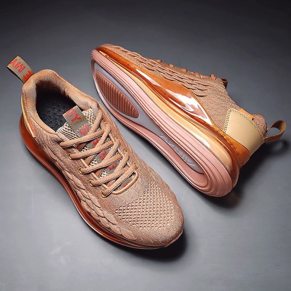 Herrsneakers Air Sports löparskor 2C6857 Brown 42