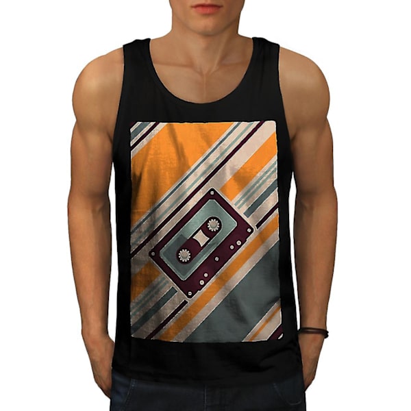 Kassettband Gammal Musik Män Blacktank Top M