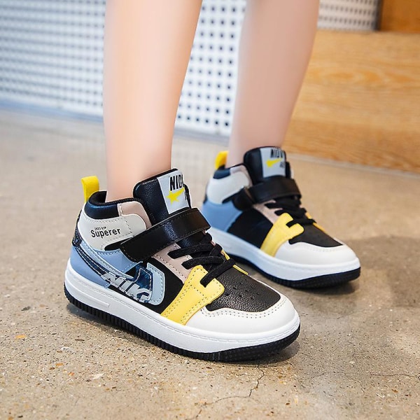 Sneakers för barn Mode Löparskor Flickor Sportskor som andas Yj8806 Black 37