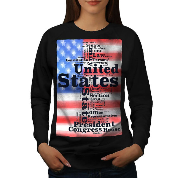 Usa President Law Women Blacksweatshirt XXL