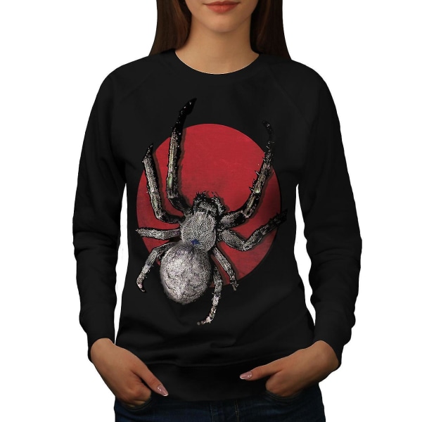 Massiv Tarantula Spider Women Blacksweatshirt S