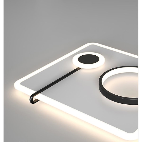 Nordic Ceiling Lamp Atmospheric Vardagslampa Sovrum Master Bedroom Square Led Minimalist Lamps