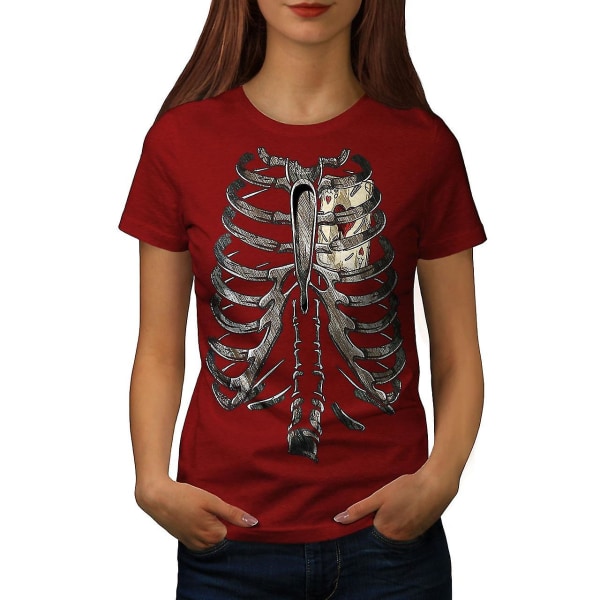 Ess of Heart Card Gamble Women T-shirt S