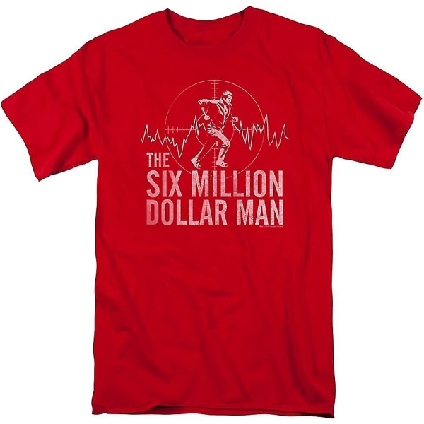 The Six Million Dollar Man Science Fiction TV-serie Target T-shirt för vuxna M