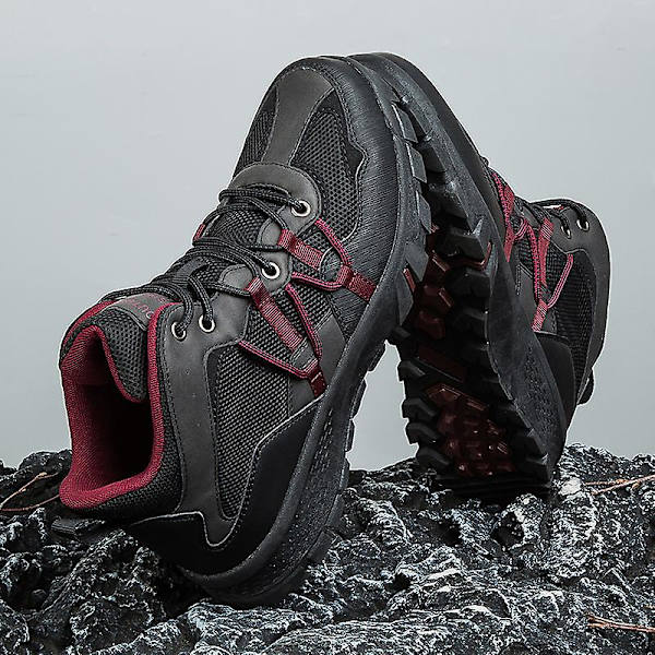 Vandringsskor för herr Andas Sneakers Halkfria utomhusskor 762 Gray 44