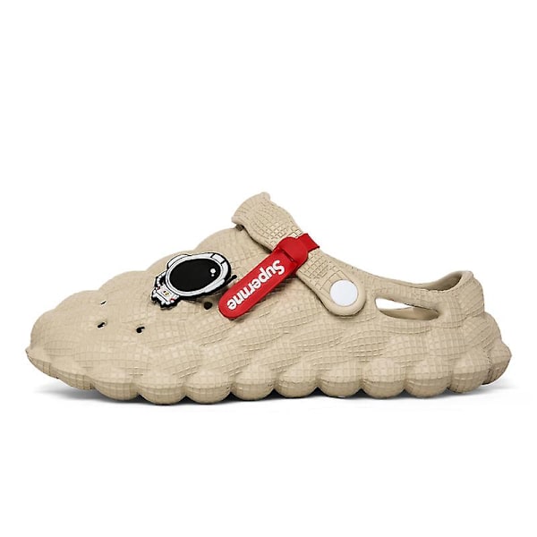 Strandtofflor för män Modesandaler Utomhus Halkfria inomhusskor 3B0032 Beige 39-40