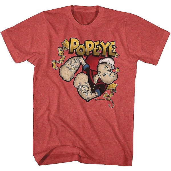 Popeye Gold Banner T-shirt XXXL