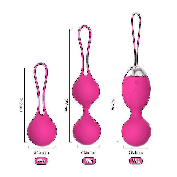 3 Kegel Balls Device Training Kit för att stärka toning bäckenmuskler