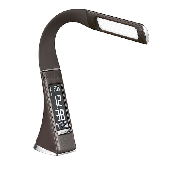 Lampor Display Läder Led Bordslampa Brun