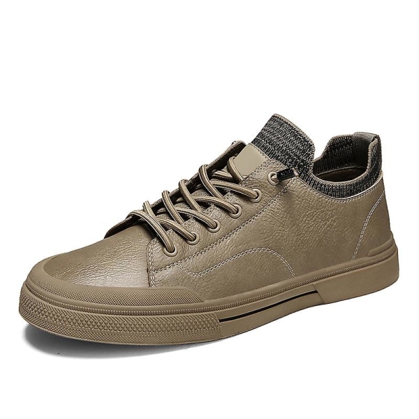 Casual för män Högkvalitativa läderskor Frdb21611 Brown 44