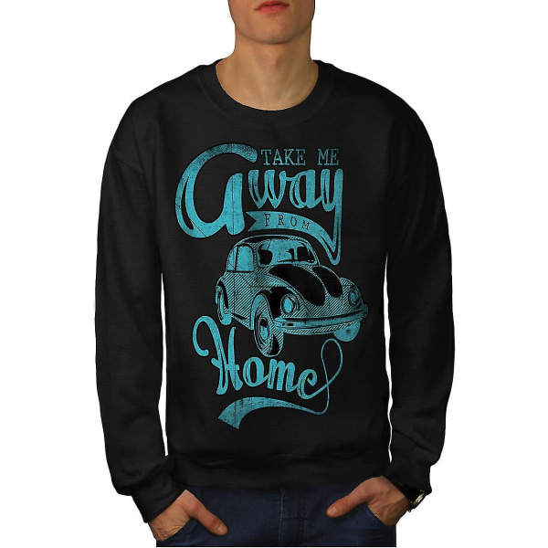 Take Away Home Holiday Men Blacksweatshirt XL