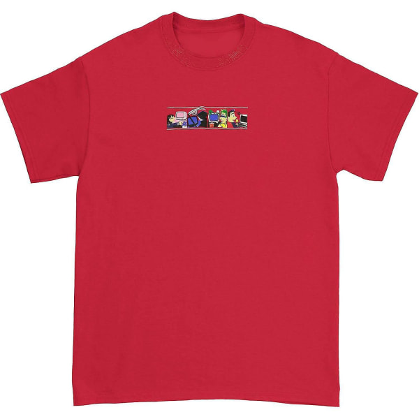 Vandals Internet Dating På Röd T-shirt XL