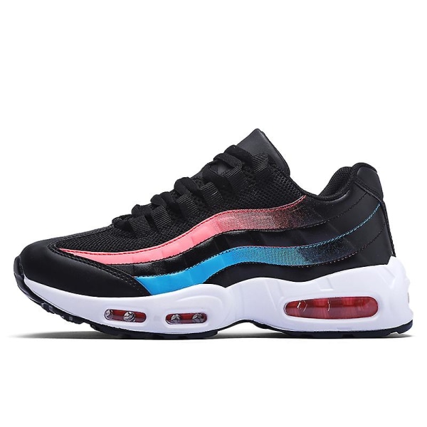 Dam Air Cushion Sport löparskor Lätt sneakers 0580-1 BlackPink 38