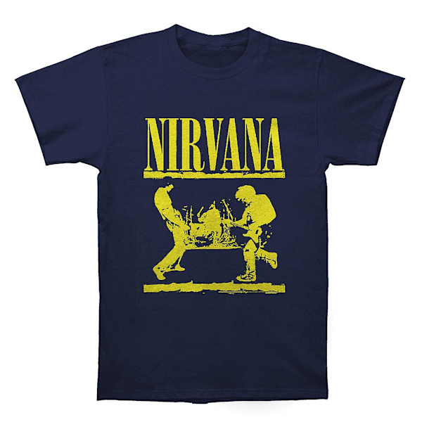 Nirvana Stage Navy T-shirt L