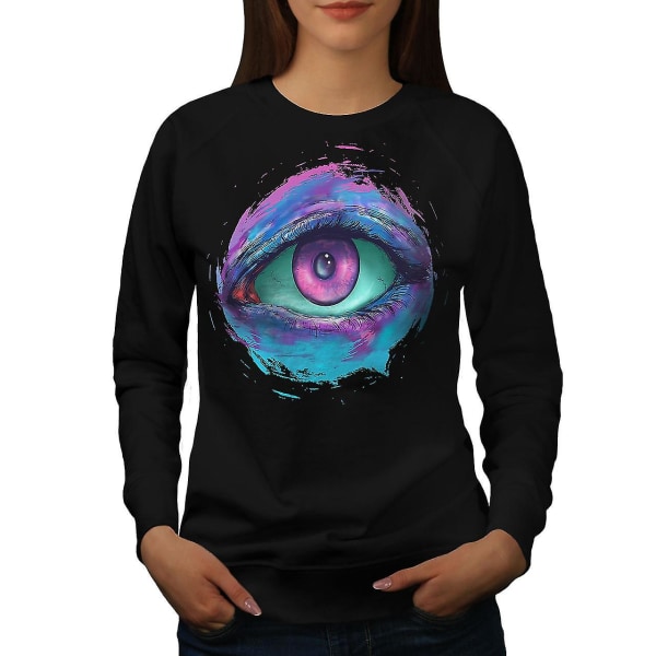 Eye Spy Notice Women Blacksweatshirt L