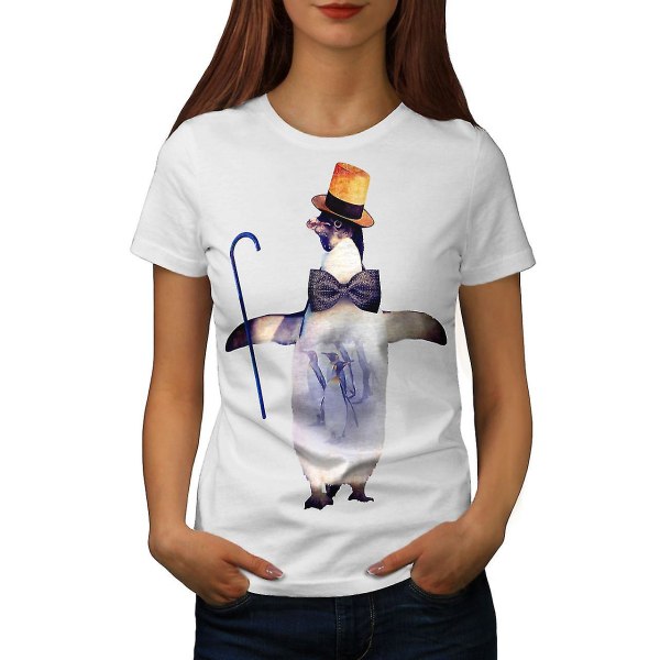 Penguin Bird Dance Rolig T-shirt för kvinnor S