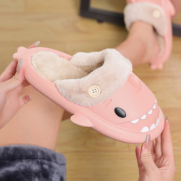 Herr Damtofflor Memory Foam Komfort bomullsblandning Stängd tå House Skor 2K2356 Pink 40-41