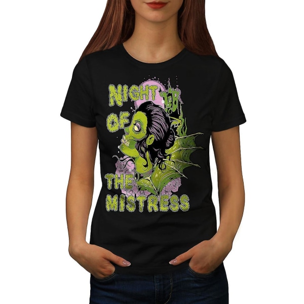 Night Of Mistress Women Blackt-shirt XL