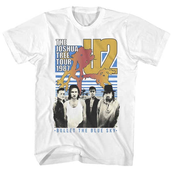 U2 T-shirt The Joshua Tree Tour 1987 U2-tröja XL