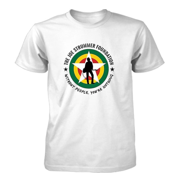 Joe Strummer Foundation Nya Jsf-logotyp T-shirtkläder M