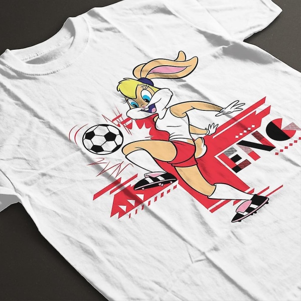 Looney Tunes Fotboll Lola Bunny For England T-shirt för män
