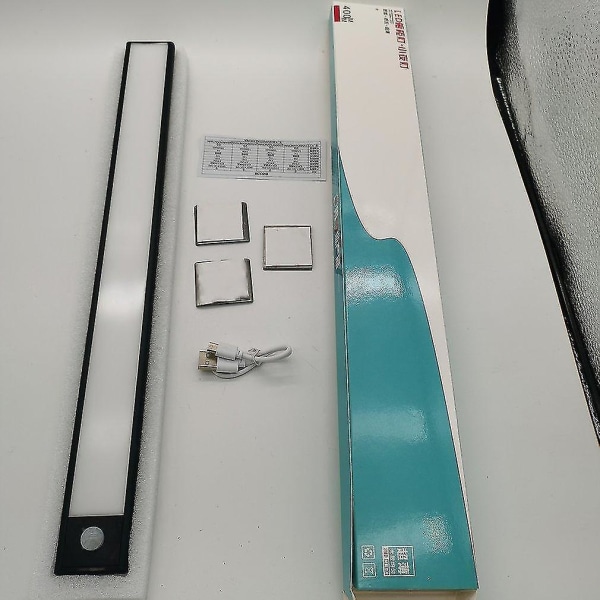 LED Intelligent Människokropp Infraröd sensorlampa 2,6w är lämplig för barskåp (vit)