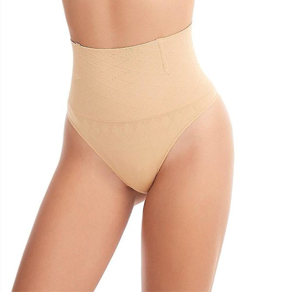 Slimming Waist Trainer Butt Lifter Byxor Kvinnor Bröllopsklänning Seamless Dragunderkläder Body Shaper Magekontroll Trosor Trosor,beige 02 L