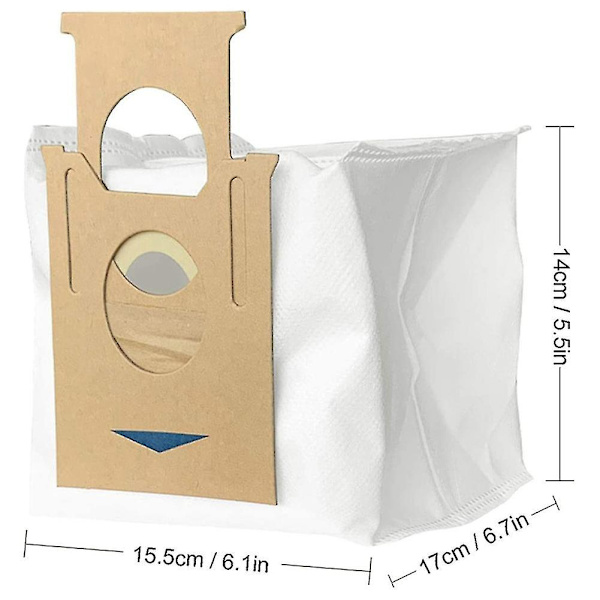 4-pack vakuumdammpåsar för Ecovacs Deebot Ozmo T8 Aivi T8 Max